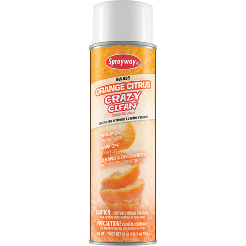 Orange Citrus Crazy Clean, 19 fl. oz., Aerosol Can FMT Sales Ltd