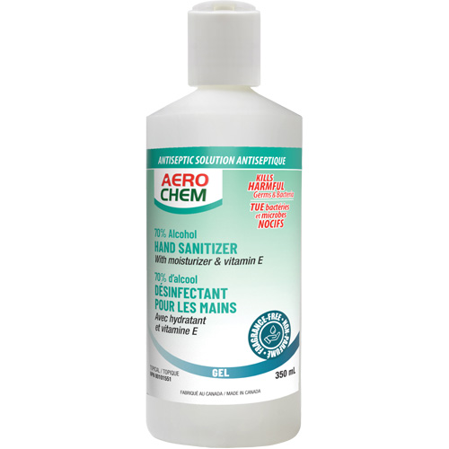 Gel Hand Sanitizer, 350 ml, Squeeze Bottle, 70% Alcohol FMT Sales Ltd