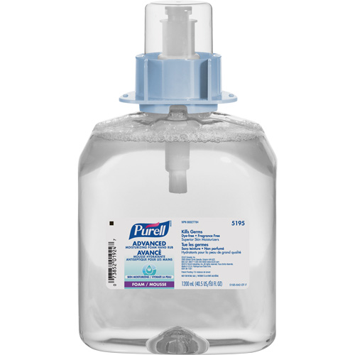 D&eacute;sinfectant pour les mains FMX-12 avanc&eacute;e et certifi&eacute;e &eacute;cologique, 1,2 L, Cartouche de recharge, 70 % alcool FMT Sales Ltd