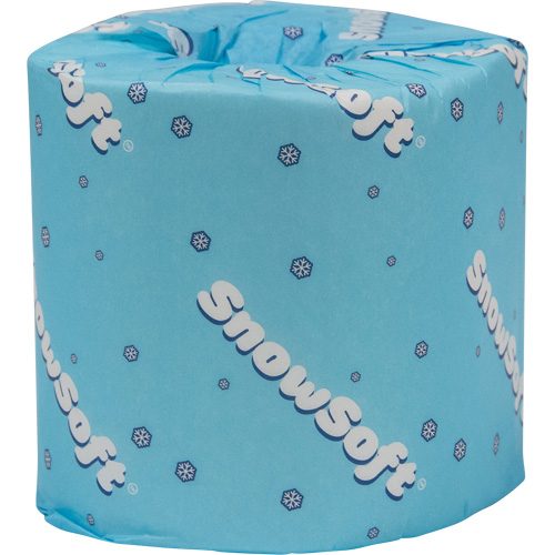 Papier hygi&eacute;nique de premi&egrave;re qualit&eacute; Snow Soft, 2 Pli, 420 Feuilles/Rouleu, Longueur 122', Blanc FMT Sales Ltd