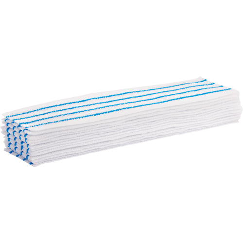 Tampon vadrouille jetable, Style Boucles et crochets, Microfibre, 18" lo x 4" la FMT Sales Ltd