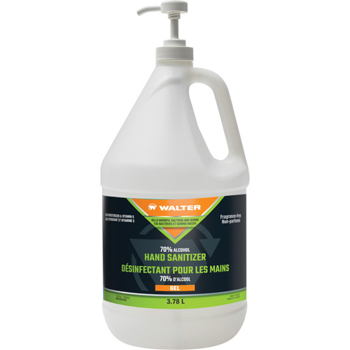 Gel Hand Sanitizer, 3.78 L, Jug, 70% Alcohol FMT Sales Ltd