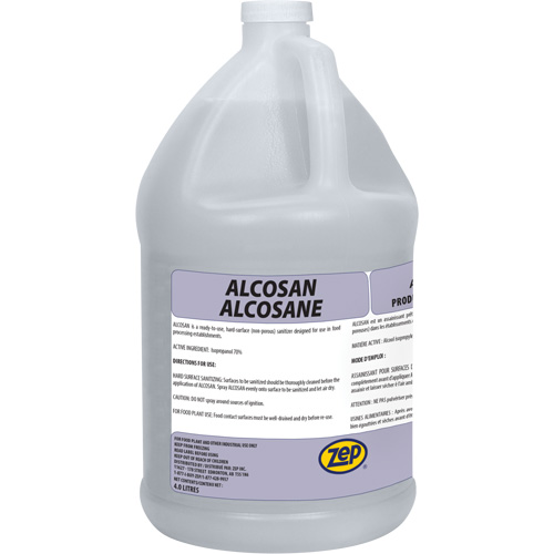 D&eacute;sinfectant de surfaces dures Alcosan, 4 L, Cruche FMT Sales Ltd