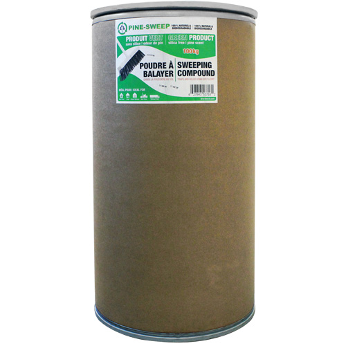 Pine Sweep Dust Buster Sweeping Compound, Drum, 220.46 lbs. (100 kg) FMT Sales Ltd
