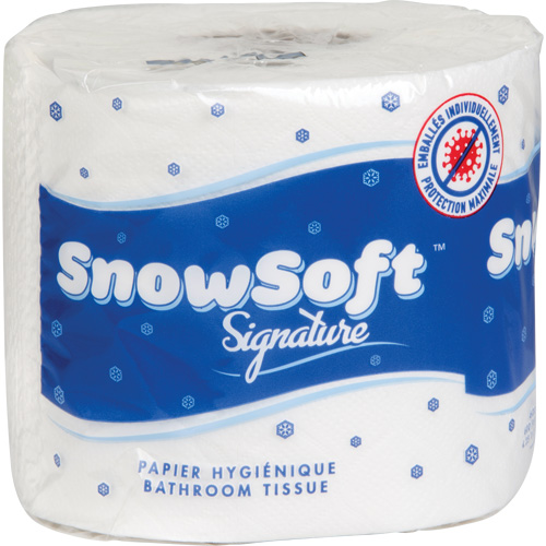 Snow Soft Premium Toilet Paper, 2 Ply, 600 Sheets/Roll, 145' Length, White FMT Sales Ltd