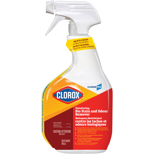 Nettoyant d&eacute;sinfectant contre les taches et odeurs biologiques, 946 ml, Bouteille &agrave; g&acirc;chette FMT Sales Ltd