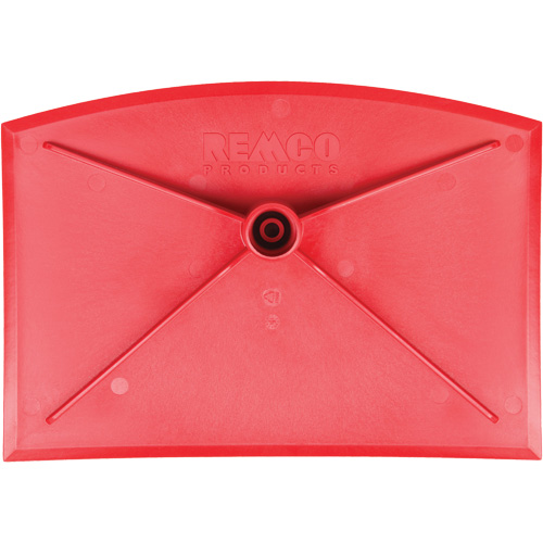 T&ecirc;te de binette pour service alimentaire, Rouge, 8" la x 11-1/4" lo FMT Sales Ltd