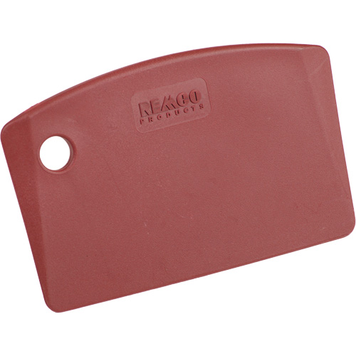 Mini grattoir de paillasse perceptible par d&eacute;tecteur de m&eacute;tal, Rouge, 5-1/4" la x 3-2/5" lo FMT Sales Ltd