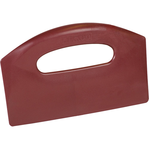 Grattoir de paillasse perceptible par d&eacute;tecteur de m&eacute;tal, Rouge, 8-1/2" la x 5-1/4" lo FMT Sales Ltd
