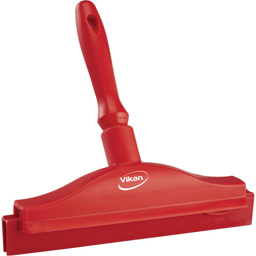 Raclette &agrave; lame double ultra hygi&eacute;nique, 10", Rouge FMT Sales Ltd