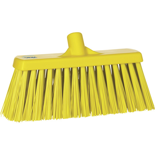Balai-brosse robuste, Crins Ferme, 13", Polyester, Jaune FMT Sales Ltd