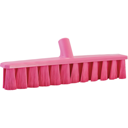UST Soft Push Broom, Fine Bristles, 15-1/4", Polyester, Pink FMT Sales Ltd
