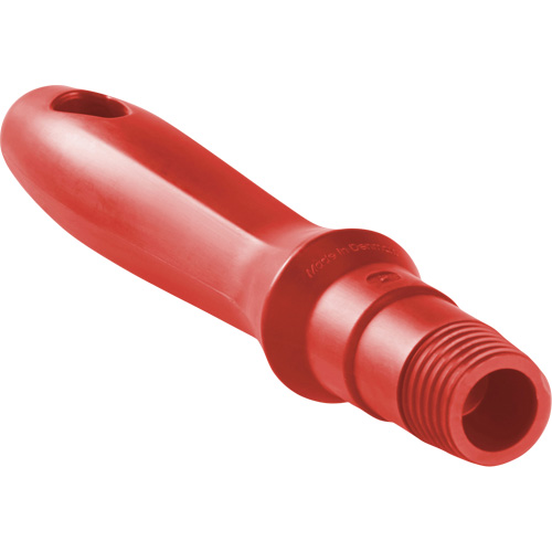 Mini manche, Brosse/Support &agrave; tampon/Grattoir/Raclette, Rouge, Standard, 6-1/4" lo FMT Sales Ltd