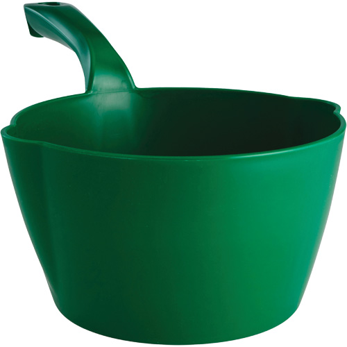 Round Bowl Scoop, Plastic, Green, 64 oz. FMT Sales Ltd