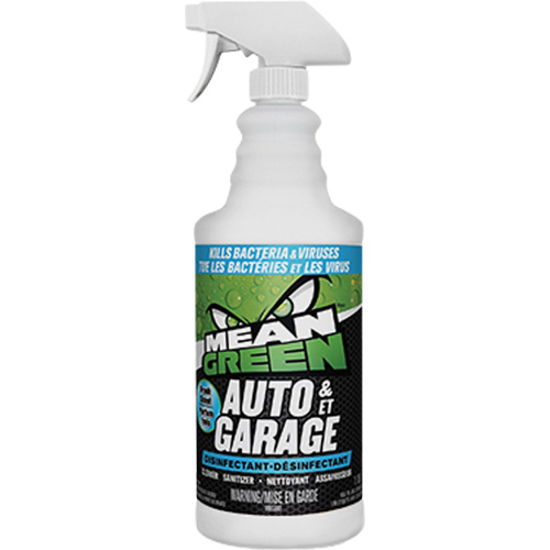 D&eacute;sinfectant pour lautomobile et le garage Mean Green, 1,18 L, Bouteille &agrave; g&acirc;chette FMT Sales Ltd