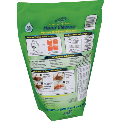 Biodegradable Hand Cleaner, Powder, 3 lbs., Refill, Scented FMT Sales Ltd