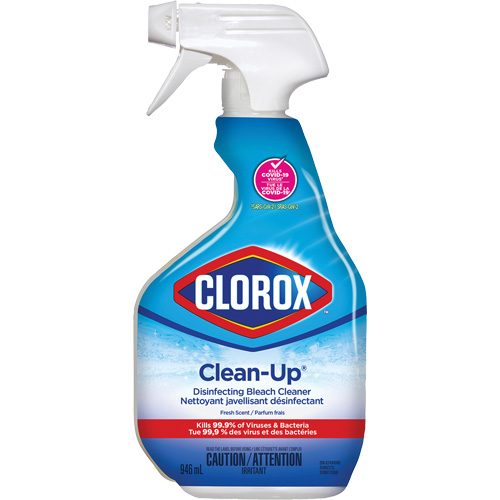 Nettoyant javellisant d&eacute;sinfectant Clean-Up en vaporisateur, 946 ml, Bouteille &agrave; g&acirc;chette FMT Sales Ltd