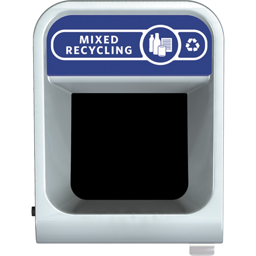 Conteneur pour d&eacute;chets de recyclage m&eacute;lang&eacute;s Configure, Vrac/Bord de rue/De bureau, Acier, 15 gal. US FMT Sales Ltd