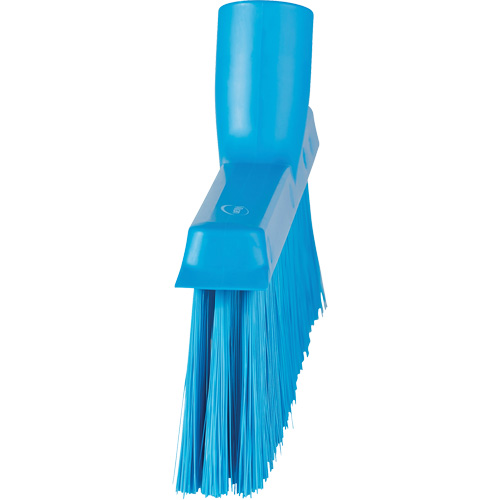 Balai biseaut&eacute; avec pas de vis inclin&eacute;, Crins Moyen, 10", Polyester, Bleu FMT Sales Ltd