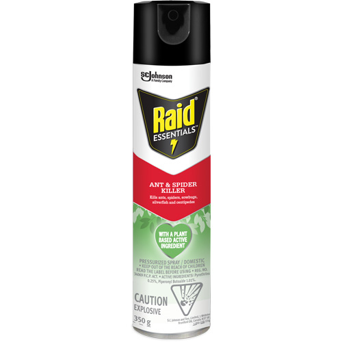 Raid&reg; Essentials Ant & Spider Killer, 350 g, Aerosol Can FMT Sales Ltd