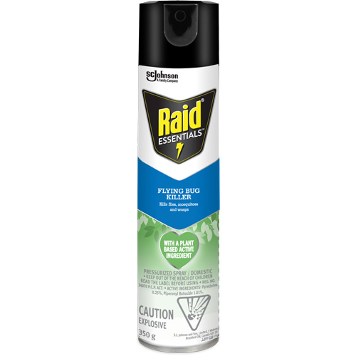 Raid&reg; Essentials Flying Bug Killer, 350 g, Aerosol Can FMT Sales Ltd