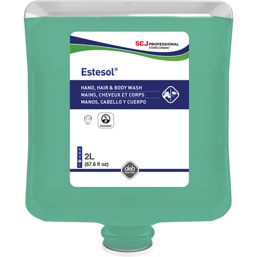 Nettoyant pour les mains, les cheveux et le corps Estesol, 2 L, For&ecirc;t tropicale, Cartouche en plastique FMT Sales Ltd