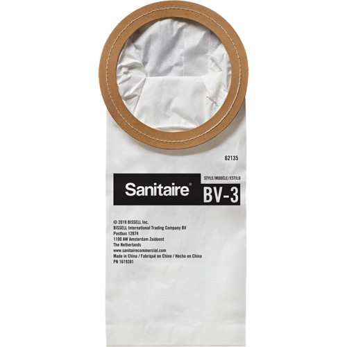 Sac en papier de qualit&eacute; sup&eacute;rieure BV-3 pour aspirateur dorsal FMT Sales Ltd