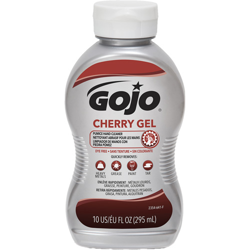 Hand Cleaner, Gel/Pumice, 295.74 ml, Bottle, Cherry FMT Sales Ltd