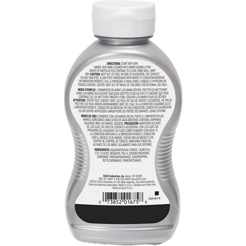 Hand Cleaner, Gel/Pumice, 295.74 ml, Bottle, Cherry FMT Sales Ltd