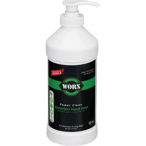 Savon pour les mains sans eau Power Clean, Liquide, 945 ml, Sans parfum FMT Sales Ltd