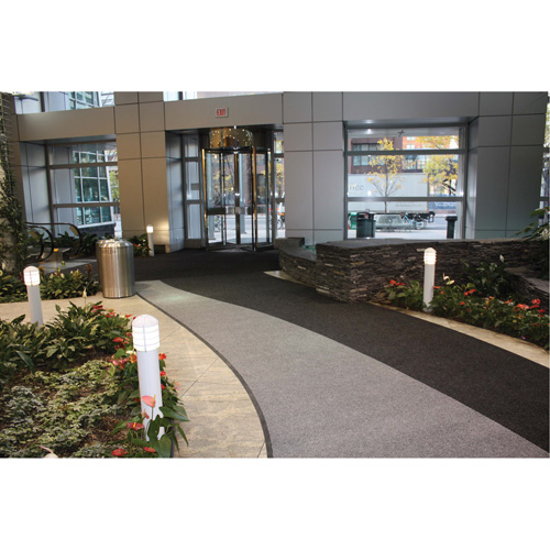 Tapis dentr&eacute;e Supreme Knob, Essuie-pieds/grattoir, 6-5/6' x 6' x 7/16", Charbon FMT Sales Ltd