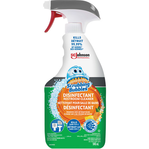 Nettoyant d&eacute;sinfectant pour toilette Scrubbing Bubbles, 32 oz, Bouteille &agrave; g&acirc;chette FMT Sales Ltd
