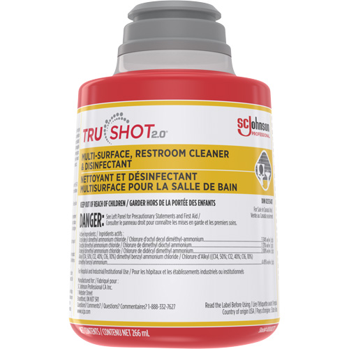 Nettoyant et d&eacute;sinfectant multisurface pour salle de bain TruShot 2.0, 266 ml, Bouteille &agrave; g&acirc;chette FMT Sales Ltd
