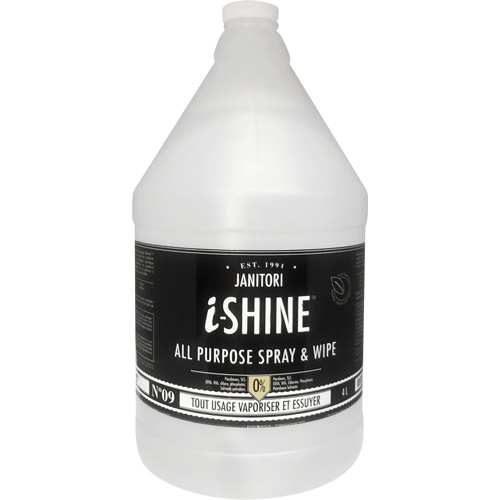 Janitori All-Purpose i-Shine Spray & Wipe, 4 L, Jug FMT Sales Ltd