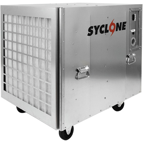 Machine &agrave; air n&eacute;gatif et &eacute;purateur dair Syclone 1950 pi. cu/min, 2 Vitesses FMT Sales Ltd