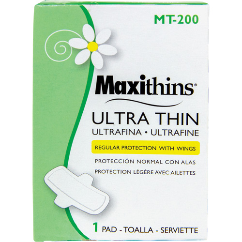 Maxithins&reg; Maxi Pad Ultra Thin with Wings FMT Sales Ltd