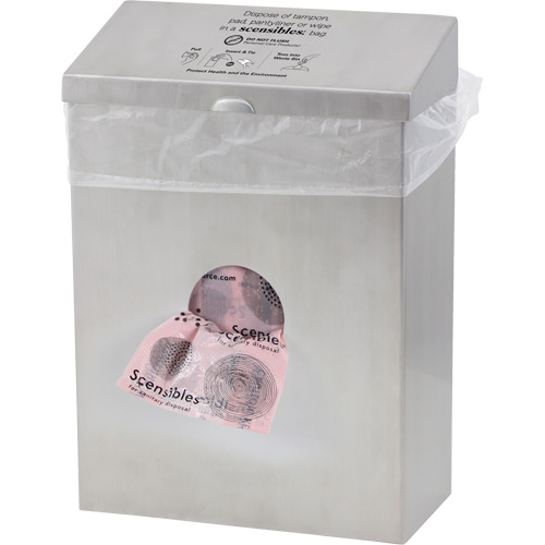 Contenant &agrave; d&eacute;chets & distributeur combin&eacute; Scensibles FMT Sales Ltd