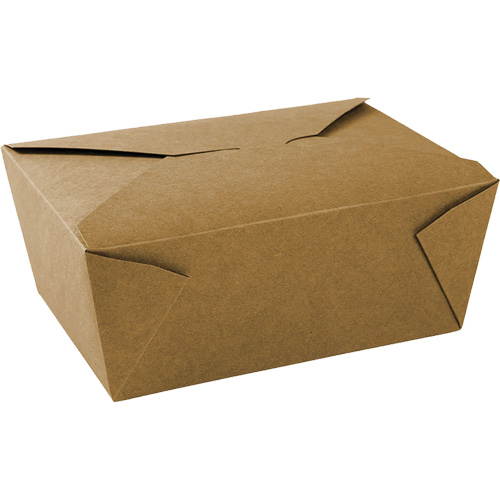 Contenants pour aliments &agrave; emporter Kraft, Ondul&eacute;, Rectangulaire FMT Sales Ltd