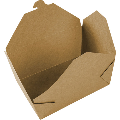 Contenants pour aliments &agrave; emporter Kraft, Ondul&eacute;, Rectangulaire FMT Sales Ltd