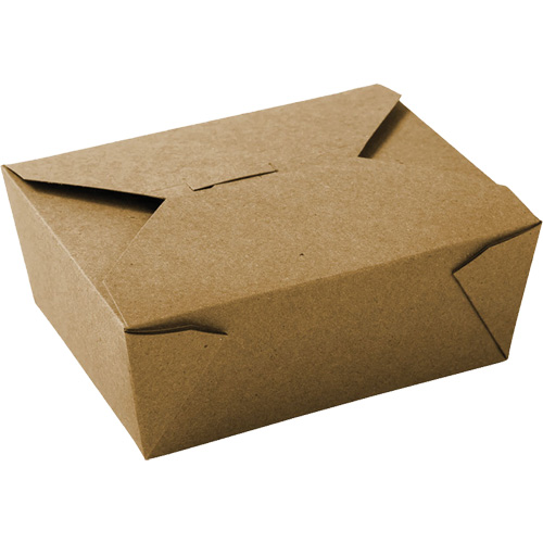 Contenants pour aliments &agrave; emporter Kraft, Ondul&eacute;, Rectangulaire FMT Sales Ltd