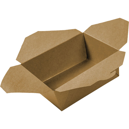 Contenants pour aliments &agrave; emporter Kraft, Ondul&eacute;, Rectangulaire FMT Sales Ltd