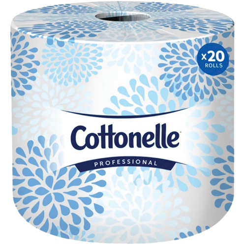 Cottonelle&reg; Professional Toilet Paper, 2 Ply, 451 Sheets/Roll, White FMT Sales Ltd