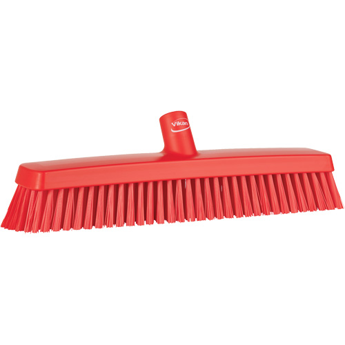 T&ecirc;te de balai-brosse, Crins Fin/Ferme, 16-1/2", Polyester/Polypropyl&egrave;ne, Rouge FMT Sales Ltd