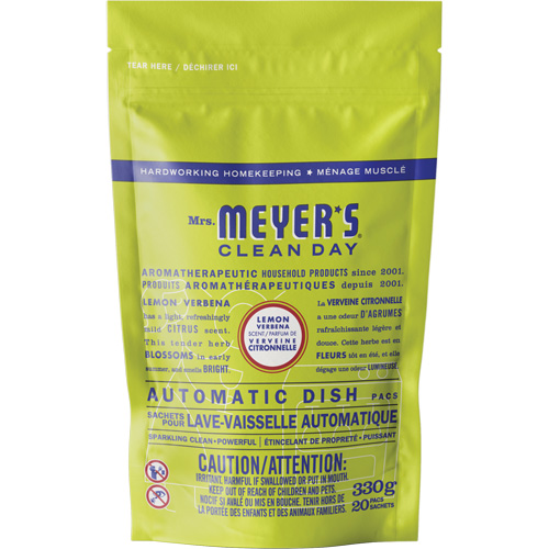 Mrs. Meyer's&reg; Clean Day Automatic Dish Pacs Detergent, Pods, 330 g, Lemon Verbena FMT Sales Ltd