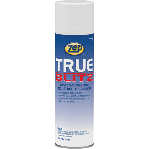 D&eacute;graissant industriel &agrave; &eacute;vaporation rapide True Blitz, 14 oz, Canette a&eacute;rosol FMT Sales Ltd