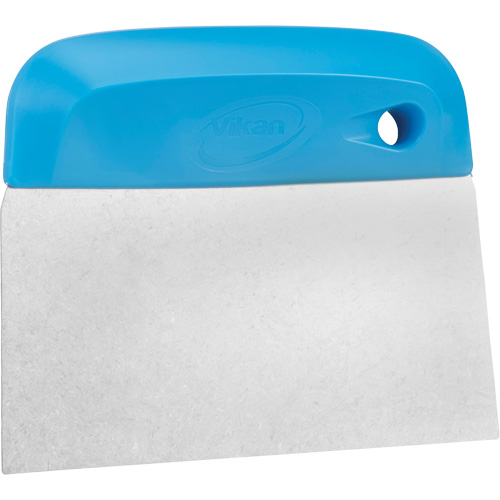 Flexible Stainless Steel Dough Cutter/Scraper, Blue, 4-1/2" W x 5-3/4" L FMT Sales Ltd