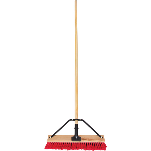 Balai-brosse &agrave; manche renforc&eacute;, 18", Moyen, Soies PVC FMT Sales Ltd