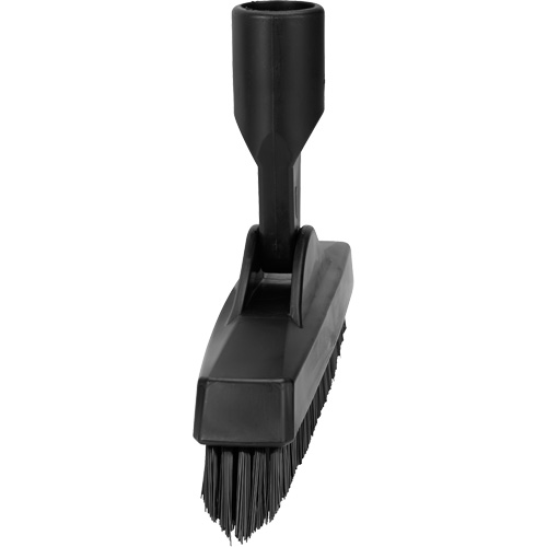 Crevice Brush, Extra Stiff Bristles, 8-9/10" Long, Black FMT Sales Ltd