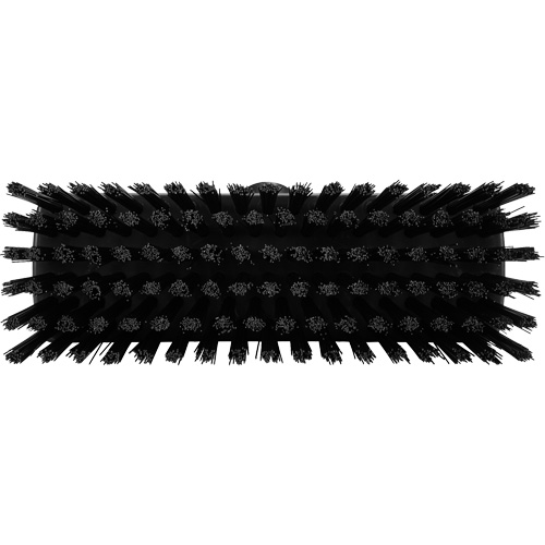 Compact Wall/Deck Broom, Stiff Bristles, 8-9/10", Polyester/Polypropylene, Black FMT Sales Ltd