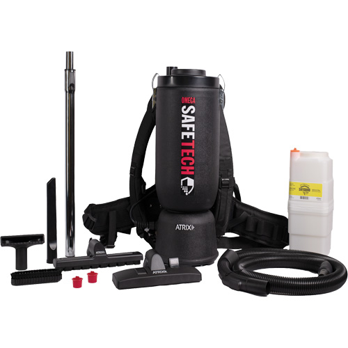 Omega SafeTech HEPA Backpack Vacuum FMT Sales Ltd